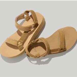 Teva Midform Leather Universal Women's Sandals Desert Sand Size 7
